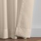 Threadmade Home Matine Solid Tab Top Indoor/Outdoor Window Curtain, Taupe - 52"W x 108"L